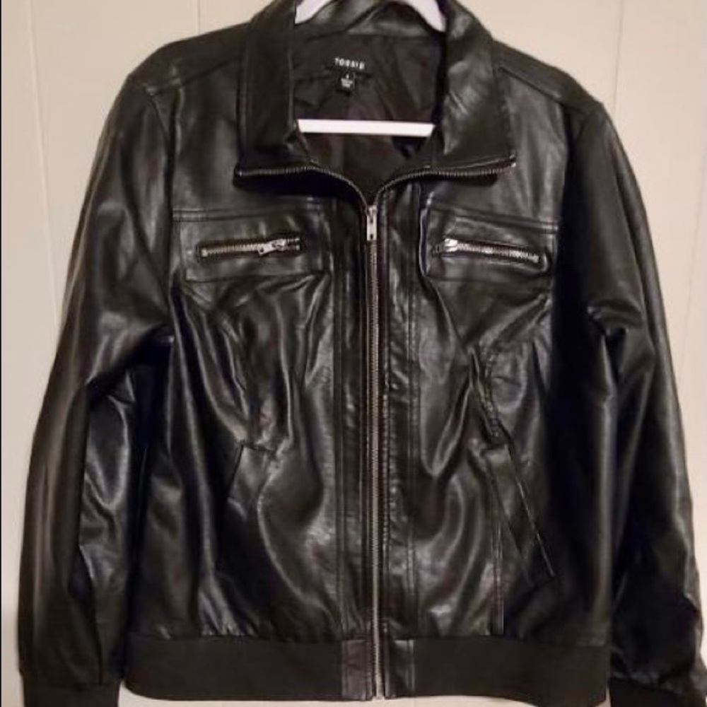 TORRID Black Faux Leather Jacket